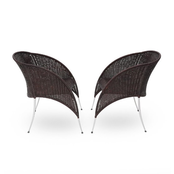 Image 1 of Coppia di poltrone "Woogie-Chair" di Joey Mancini per Bonacina, anni '90