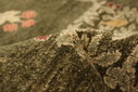Olive Green Hand-Knotted Peshawar Ziegler Rug