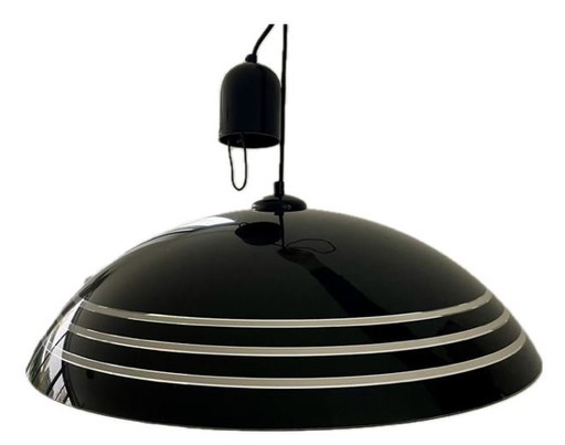 Herda Amsterdam "Dome" lampe pendante vintage en plexiglas 1970