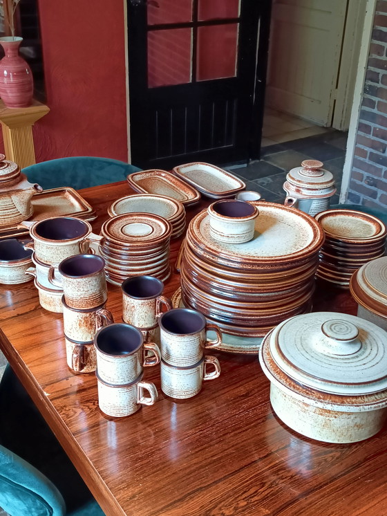 Image 1 of Vintage jaren 70/80 servies 84- delig 