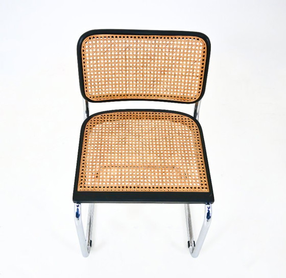 Dining Chairs Style B32 by Marcel Breuer Set of 6 – Metal, Rattan (photo 8 of 10)