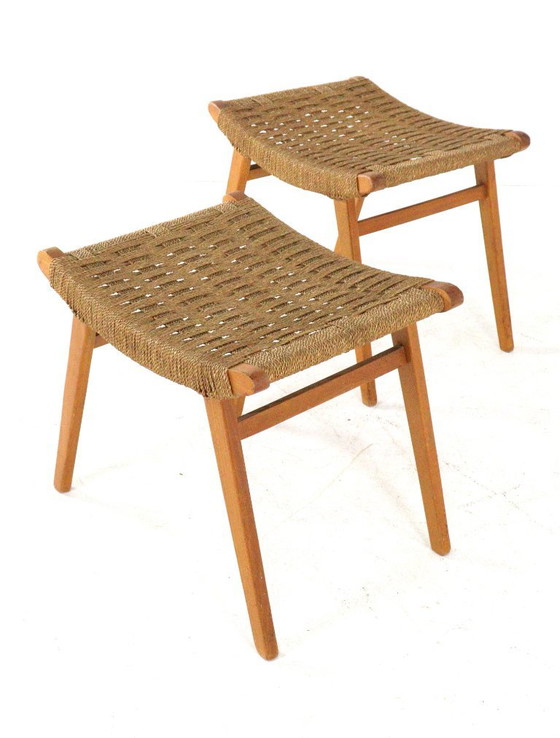 Tabouret de style Audoux Minet vintage – Poufs & repose-pieds, Wood (photo 6 of 17)