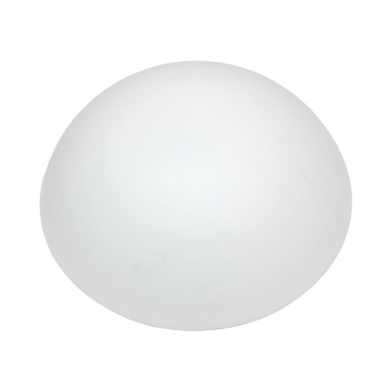Image 1 of Vintage Peill & Putzler spherical flush-mount light, model 71207 (1970s), opal glass, UFO/retro style.