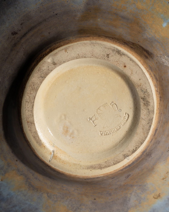 Image 1 of Pierrefonds Jugendstil-Kristallvase, frühes Art Deco, Frankreich, ca. 1910er–1920er Jahre 