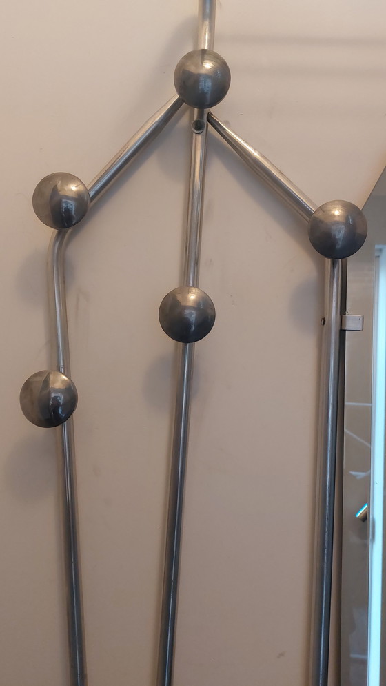 Image 1 of Wandgarderobe Aluminium poliert