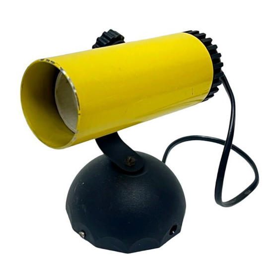 Image 1 of Lampe jaune, applique murale POLAM PIŁA Type 12, Pologne années 1970.