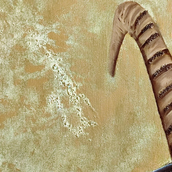 Image 1 of Einzigartige Olivenölmalerei - Surrealistisches Kunstwerk