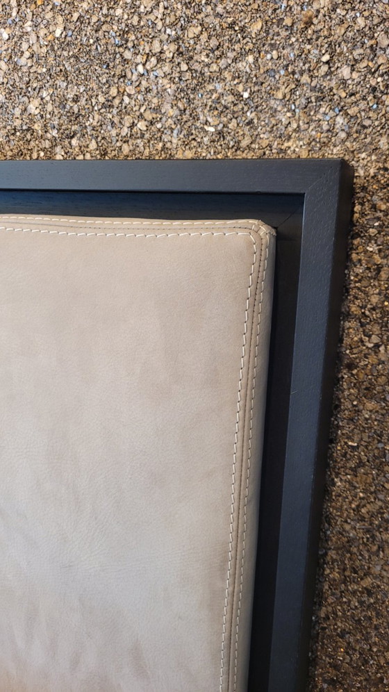 Letto matrimoniale imbottito con testiera, Nilson Beds, Letti matrimoniali, Tessile, Legno, Beige, Modern (foto 5 di 6)