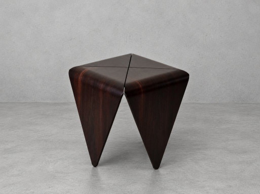 Rosewood Side Table Nighstand by Jorge Zalszupin