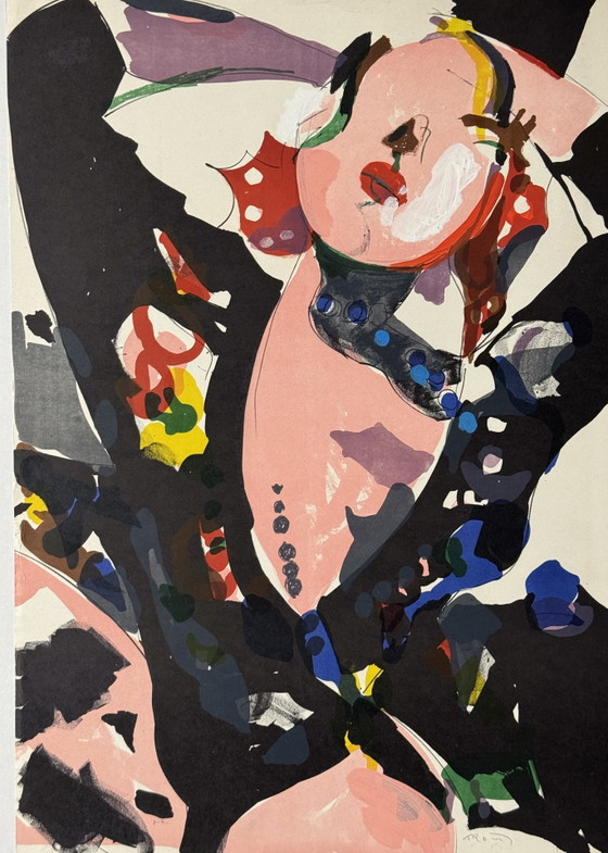 Sandro Trotti 50x70cm Siebdruck, informelle, zeitgenössische Kunst – Lithographien & Drucke, Paper (photo 2 of 6)