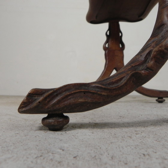 Image 1 of Jugendstil-Teetisch im Stil von Emile Galle