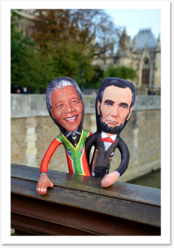 Image 1 of Abraham Lincoln Gift | Presidential Office Decor | Art Doll Collectible | Civil War Gift