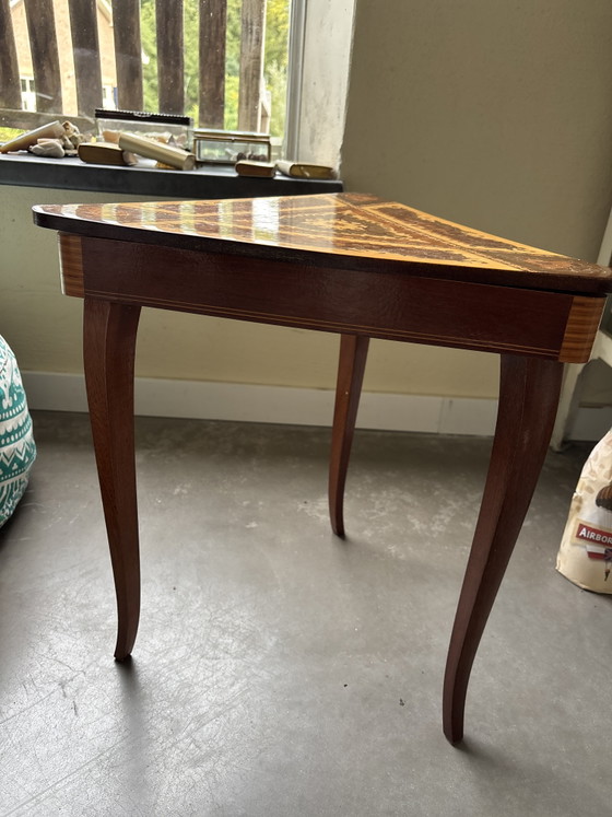 Italian Music Bijouterie Table – Decorative Objects, Wood, Velvet (photo 2 of 7)