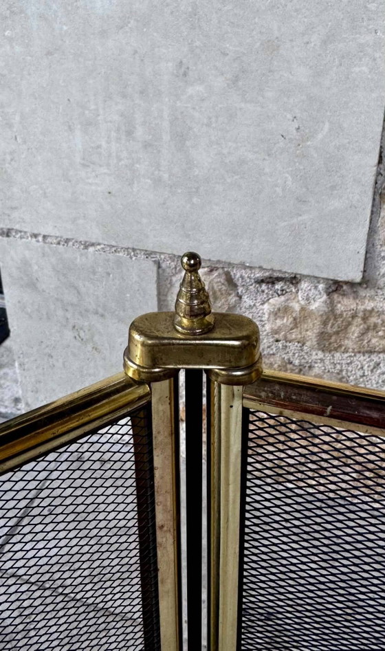 Parascintille vintage con 3 ante – Oggetti decorativi, Metal (photo 3 of 5)