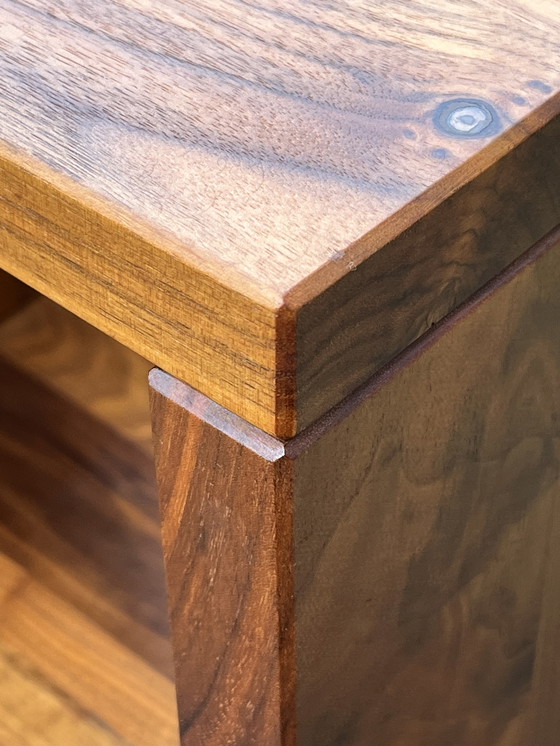 Image 1 of Bert Plantagie solid Walnut side table