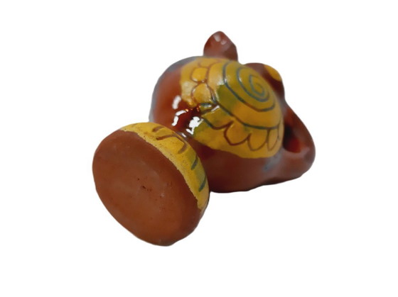 Image 1 of Vintage kleine decoratieve keramische kan