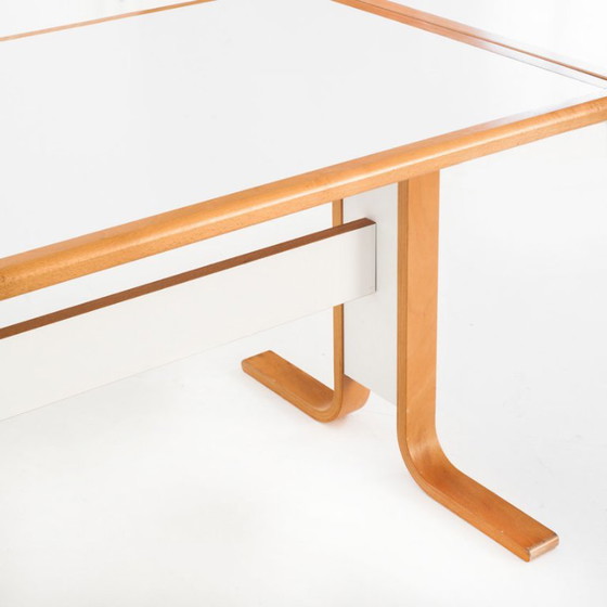 Vintage Scandinavian Beech Table With Extension. Sweden, 1980s. – Dining tables, Wood (photo 9 of 14)