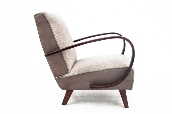 Image 1 of A pair of Art Deco armchairs by J. Halabala from the 1930s, Czechoslovakia.