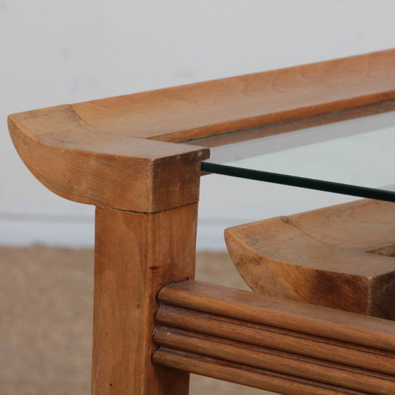Set van 3 notenhouten nesttafels van Maxime Old, circa 1940 – Salontafels, Wood (photo 9 of 9)