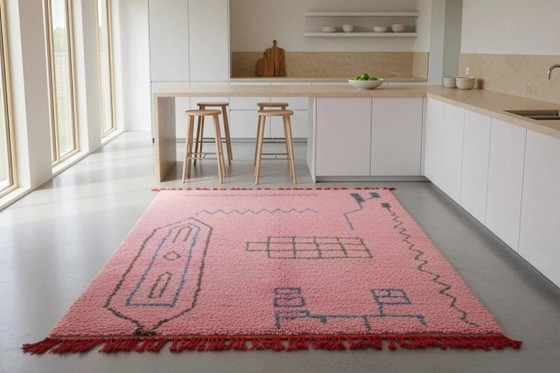 Alfombra de lana hecha a mano Marruecos 2.5 x 1.5 m – Wool (photo 8 of 9)