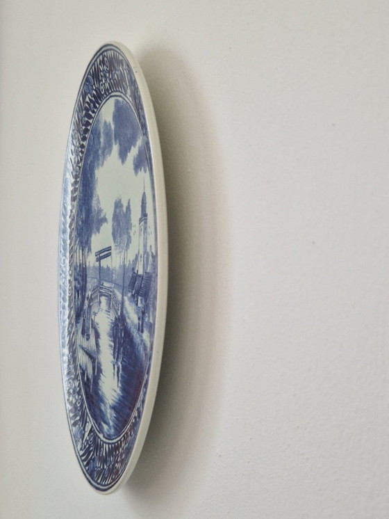 Image 1 of Piatto da parete.Delfts.Boch Freres.Paesaggio.