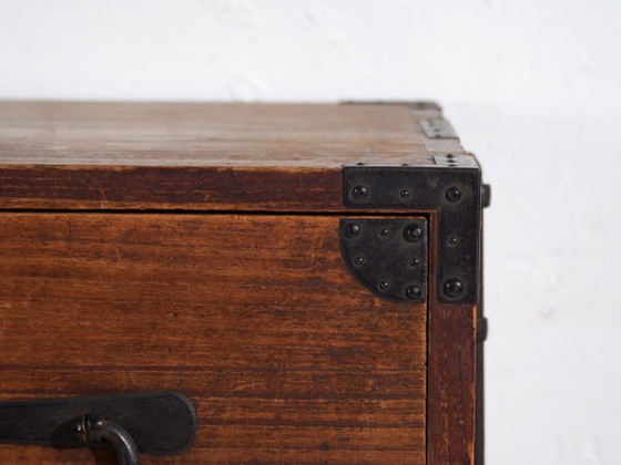 Antique Tansu Japanese chest of drawers - Meiji / Taishō period (c. ) #43 – Iron (photo 35 of 40)