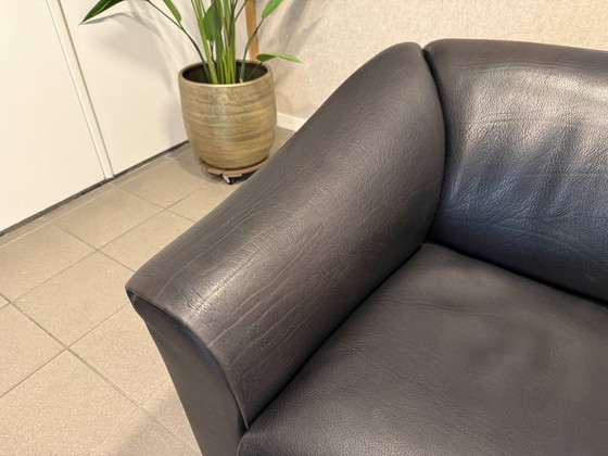 De Sede | DS47 | Schwarzes Büffelleder | 2 Stück – 2 Sitzer Sofas (photo 8 of 14)
