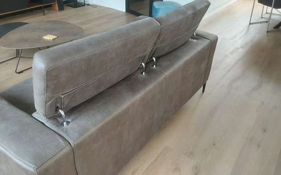 Image 1 of 2.5 seater sofa fabric/suede