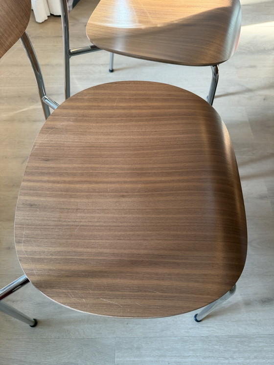 2x Sedia Pavilion AV1 di Anderssen & Voll per &Tradition – Sedie da pranzo, Chrome, Wood (photo 18 of 20)