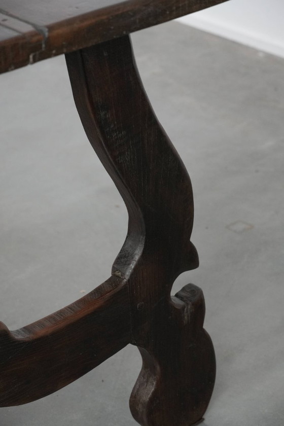 Image 1 of Mesa auxiliar/mesa de comedor española antigua de principios del siglo XVIII