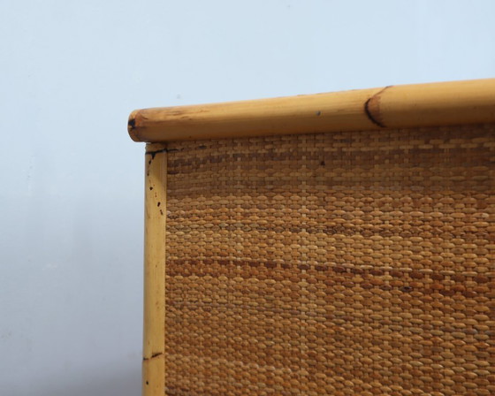 Image 1 of Armadio autoportante vintage Dal Vera in bambù e rattan, anni '70.