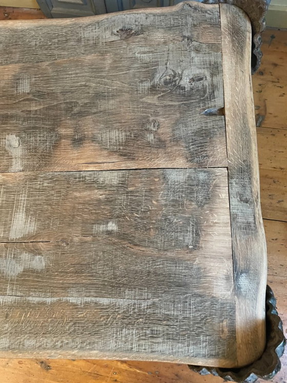 Image 1 of Robuuste Salontafel Bijzettafel met Klauwen