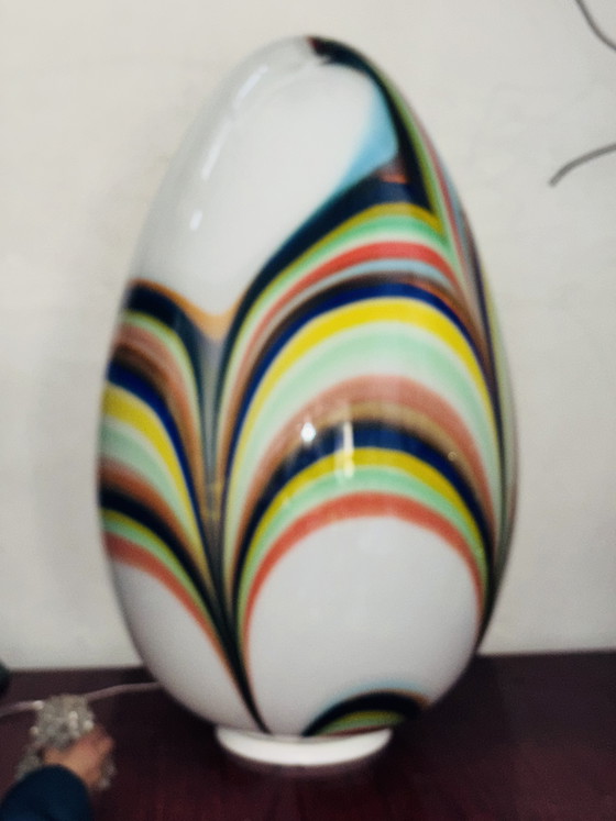 Image 1 of Bunte Eier-Tischlampe