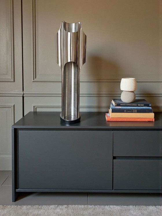 Image 1 of 'Orgue' Table Lamp in brass from Maison Charles, 1965