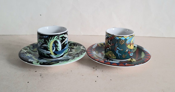 Image 1 of Bopla! Langenthal Swiss 2 demaste/espresso cups and saucers.