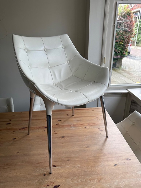 Image 1 of Witte Cassina Passion Stoel 6 x van Philippe Starck