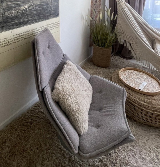 Artifort F510 Geoffrey Harcourt – Vintage Design Armchair – Swivel chairs, Textile (photo 2 of 13)