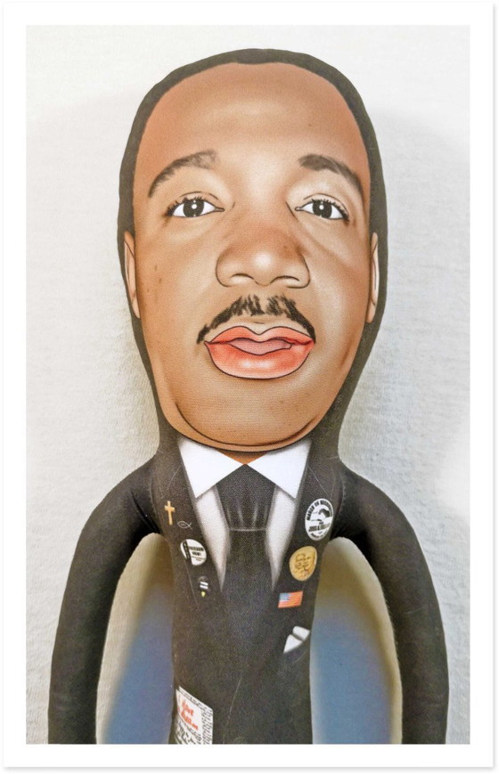 Image 1 of Martin Luther King Gift | Black History Decor | Art Doll Collectible | Civil Rights Leader Gift