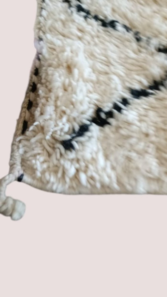 Image 1 of Tapis berbère en laine vierge Tapis marocain - 274 x 150 cm 300 x 200 m Type B21.3