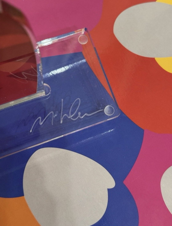 Image 1 of Marco Lodola serigrafia in plexiglass da appoggio “my rules” pop design 