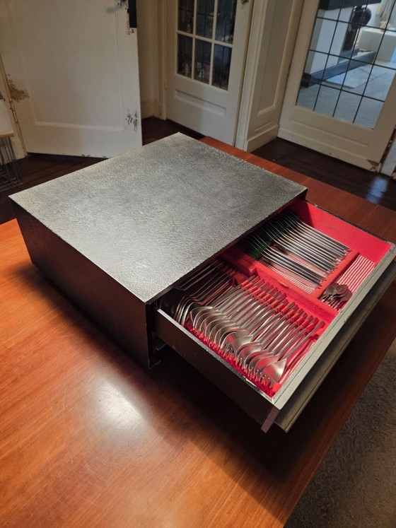 Set di posate Rosenthal 99 pezzi, Plastica, Legno, Nero (foto 4 di 9)
