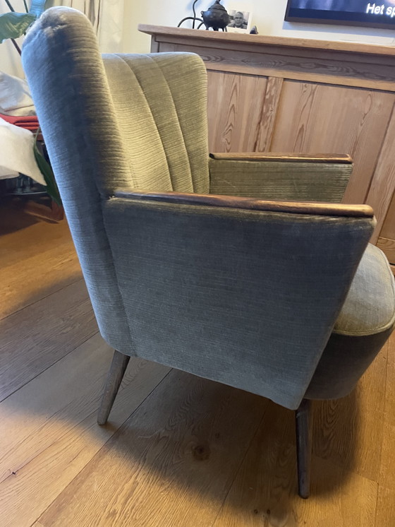 Image 1 of Fauteuil de cocktail vintage 58 avec accoudoir