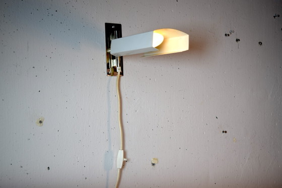 Lampada da parete Space Age 1970s Vintage Bianca Faretto – Pfäffle, Faretti, Metal, Mid Century Modern (photo 2 of 6)