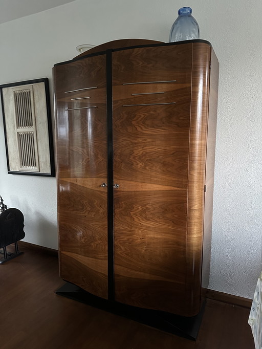 Houten art deco servieskast