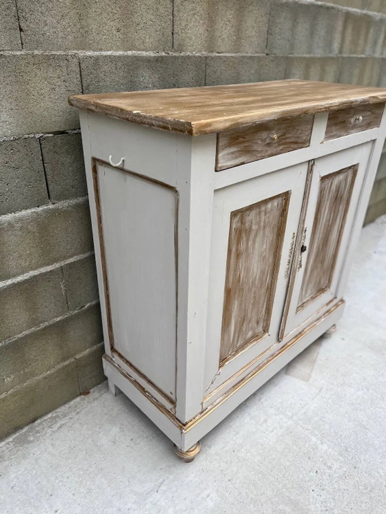 Buffet parigino patinato – Armadi contenitori, Wood, Vintage (photo 3 of 21)