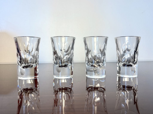 4 vodka Christoffle glasses