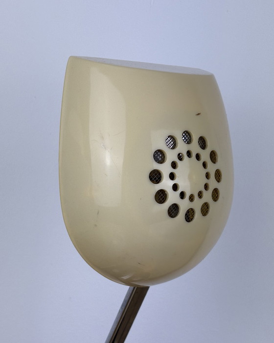 Image 1 of Lamp Table + Clock Timeband C-590 Timeco Vintage Clock - Lamp 1970s Bedside Lamp 70s Digital Alarm Clock Mid Century Space Age