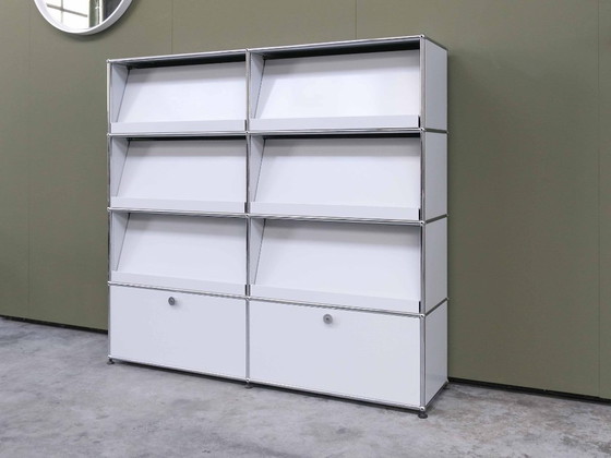 Vintage USM Haller Display Commode Kast – Opbergkast, Metal (photo 5 of 8)