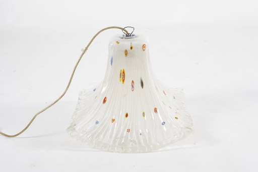 Postmodern Italian Murano glass chandelier 80s