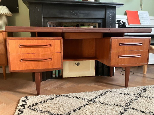 Mid-century vintage teak desk